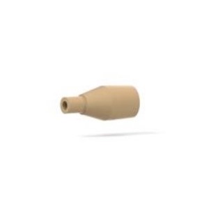 Upchurch Scientific Fingertight MicroFerrule for 1/32 inch OD Tubing, Two-Piece Fingertight Fittings, 10-32 Coned, PEEK, Natural, Single - F-113 - Click Image to Close